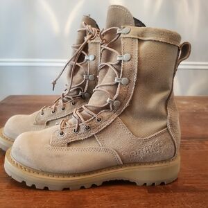 Rocky Tan Combat & Moto Boots